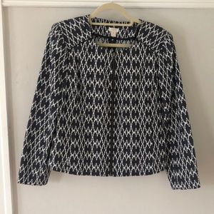 J.Crew Factory Woven Zippered Jacket Size Medium